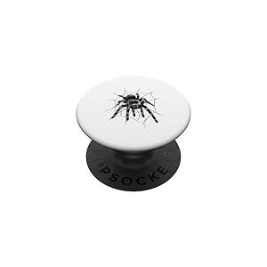 Toile d'araign&eacute;e Tarentule, Filet d'arachnide, araign&eacute;es PopSockets PopGrip Adh&eacute;sif