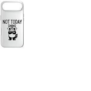 Funny Raccoon Not Today Sarcastic Lazy Trash Panda Meme Coque pour iPhone Air