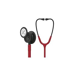 3M Littmann Stéthoscope de Surveillance Classic III, Tubulure Bordeaux, Black Edition, 69 cm, 5868