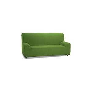 ECOMMERC3 | Housse de canapé élastique et Extra Douce pour canapé 4 Places 220 à 260 cm - Housse de canapé réglable, Couleur Vert - 100% fabriquée en Espagne
