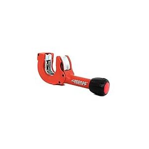Nerrad Tools NT4035 Pince coupante &agrave; cliquet r&eacute;glable en cuivre/inox, rouge/noir, 12-35 mm