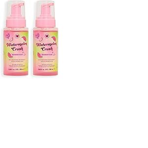 I Heart Revolution Watermelon Crush Shower Foam, Mousse de Douche &agrave; l&rsquo;Acide Hyaluronique & Extrait de Past&egrave;que, Vegan & Cruelty-Free, 250ml (Lot de 2)