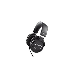 M-Audio HDH40 – Casque Audio Studio, avec Arceau Flexible et câble de 2,7 m pour Monitoring, Podcast et Enregistrement Noir