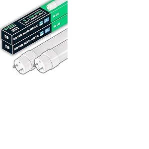 V-TAC Tube LED 60 CM - T8 G13-7,5W - 850 Lumens - Chip Samsung - Tubes pour Plafond, Mur, Garage, Magasin - Tube forme T8 - Remplacement des Néons - Lumière Blanc Froid 6500K