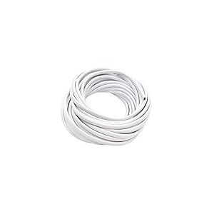 Câble HO3VVH2-F 10m Blanc – 2x0,75mm² – Fil Souple 2 Conducteurs – Idéal Éclairage, Bricolage et Petits Appareils