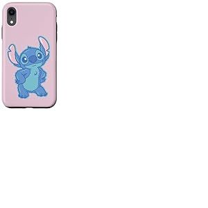 Disney Lilo & Stitch Fluffy Cute Pose Stitch Coque pour iPhone XR