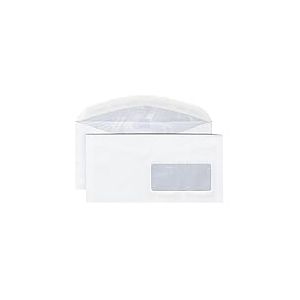 Boîte de 500 Enveloppes à fenêtre Mécanisables DL 114 x 229 mm Blanc Elco Premium 61015