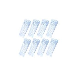 Romon 8 Pi&egrave;ces Antid&eacute;rapante Cale de Porte au Sol avec Hauteur R&eacute;glable, cale porte caoutchouc transparent, Arr&ecirc;ts de Portes pour Protection de Maison Bureau Porte Mur