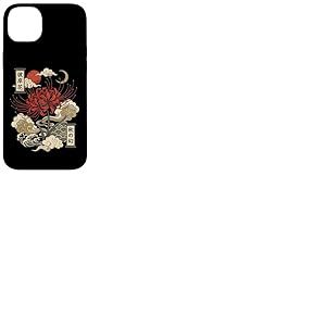 Lys Araign&eacute;e Rouge Fleur Japonaise Fleur Coque pour iPhone 14 Plus