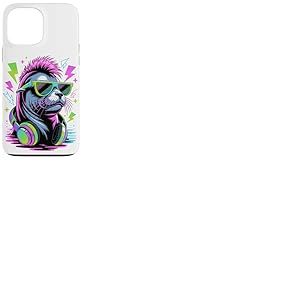Style Punk Époque Otarie Lunettes de Soleil Coque pour iPhone 13 Pro Max