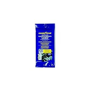 Goodyear Lingettes de Nettoyage pour Intérieur de Voiture, Pou Plastiques et Tableaux de Bord Brillants