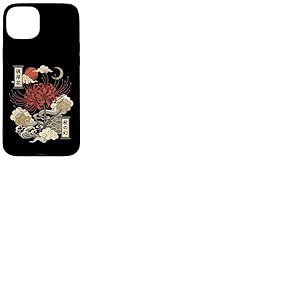 Lys Araign&eacute;e Rouge Fleur Japonaise Fleur Coque pour iPhone 15 Plus
