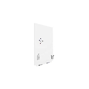 Rocada | Tableau blanc sans cadre | Effaçable à sec et avec porte-stylo | Tableau blanc magnétique | Version PRO – Revêtement PE | 75 x 115 cm, blanc