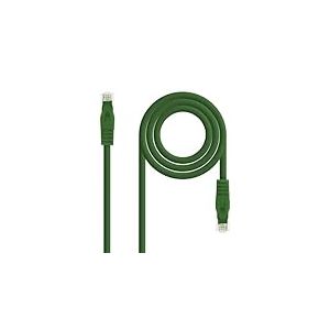 Blendend Câble réseau Cat.6A UTP AWG24 LSZH vert de 0,5 m pour les connexions haut débit dans les systèmes de réseau et la transmission de données.