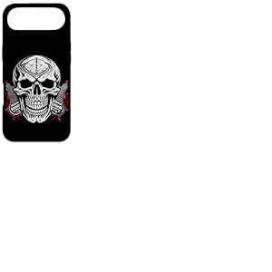Guitare Squelette Rock cr&acirc;ne Flammes Musique Coque pour iPhone Air