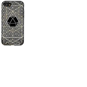 Géométrie sacrée Octaèdre Hexagone Géométrique Hexagone Coque pour iPhone SE (2020) / 7/8