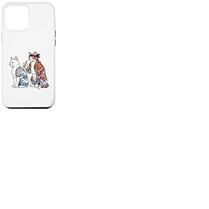 Chat Tatouage Chat Dr&ocirc;le Meme Encres Kitty Humour Tatoueur Artiste Coque pour iPhone 12 Pro Max
