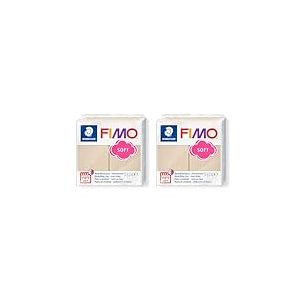 Staedtler - Fimo Soft - Pain Pâte à Modeler 57 g Sahara (Lot de 2)