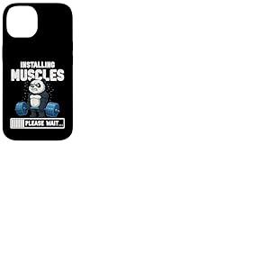 Graphique de Gym Panda Amusant pour l'installation des Muscles Coque pour iPhone 14