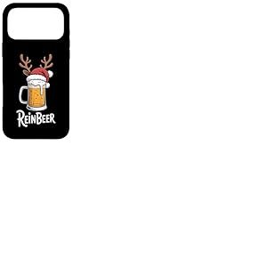 Bois de Renne + Chapeau de P&egrave;re No&euml;l et bi&egrave;re Froide = Une bi&egrave;re Renne Coque pour iPhone 17 Pro Max