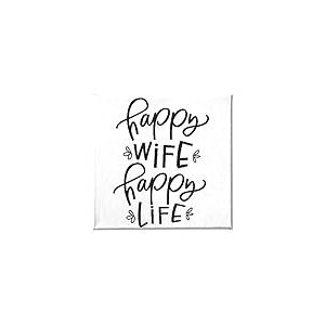 Homemania Tableau Citation - Citations - pour Salon, Chambre -Multicouleur en Polyester, Bois, 60 X 3 X 60cm - HM20KNV60x60-148