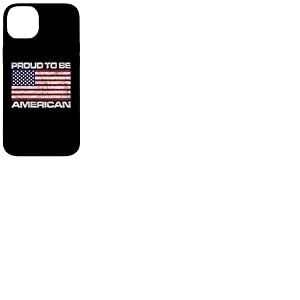 Drapeau am&eacute;ricain am&eacute;ricain avec Drapeau am&eacute;ricain Coque pour iPhone 14 Plus