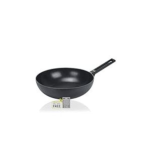 Berndes 11337 Wok à manche en aluminium pour induction Noir 30 cm