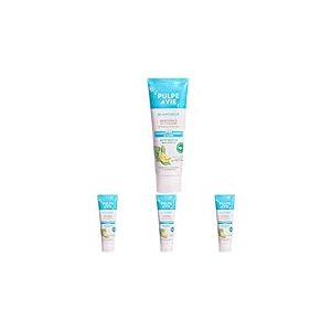 Pulpe de Vie - Dentifrice Blancheur BIO Minter Is Coming 75ml - Anti-gaspi ! Citron - Go&ucirc;t Menthe - 99,5% d'Actifs Naturels - Prot&egrave;ge Dents et Gencives. (Lot de 4)