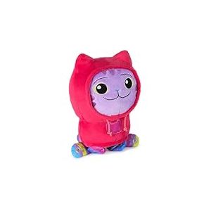 Gabby et la Maison Magique - Gabby Dollhouse - Peluche à Fonction DJ Miaou 25 Cm - Peluche Chat - Dessin Animé Jouet Maison De Poupée - Jouet Enfant 3 Ans Et +