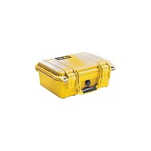 PELI 1400 Valise de Protection; Protection sup&eacute;rieure pour &eacute;quipements pr&eacute;cieux comme appareils Photo, Drones, optiques; &Eacute;tanche &agrave; l&rsquo;Eau et &agrave; la poussi&egrave;re; Volume 9 L; sans Mousse; Couleur Jaune