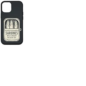 Sardines Sauvages p&ecirc;ch&eacute;es &agrave; l'huile d'olive Funny Retro Vintage Coque pour iPhone 12/12 Pro