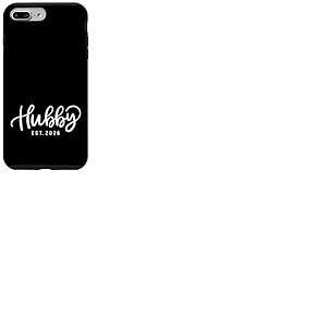 Hubby Est 2026 Just Married Lune de Miel Cadeaux pour Couples Coque pour iPhone 7 Plus/8 Plus