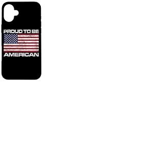 Drapeau am&eacute;ricain am&eacute;ricain avec Drapeau am&eacute;ricain Coque pour iPhone 16 Plus