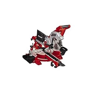 Einhell Scie à onglet radiale TE-SM 216 Dual (puissance de 1 800 W, fonction de traction, laser, réglage d’angles rapide, blocage d’arbre « Spindle-Lock », vendue avec lame aux carbures de tungstène)