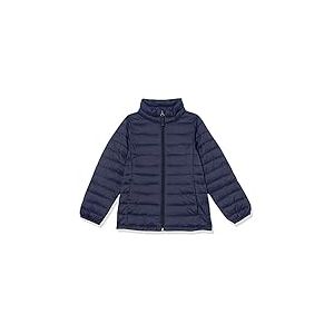 Amazon Essentials Veste matelass&eacute;e l&eacute;g&egrave;re imperm&eacute;able et Pliable pour Petite Fille, Bleu Marine, 4T