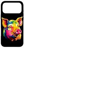 Cochon Domestique Amour Petit Cochon Porcelet Coque pour iPhone 17 Pro Max