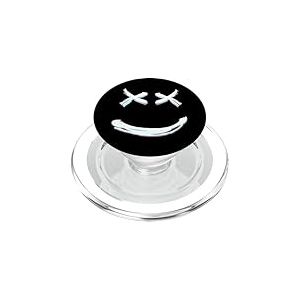 Visage de Sourire aux Yeux X | X Eyes PopSockets PopGrip pour MagSafe