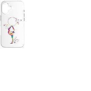 Gymnaste avec Cerceau pour Filles et Enfants Gymnastique Rythmique Coque pour iPhone 16