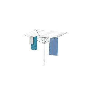 Metaltex 40756010080 Meteor Séchoir Araignée avec 4 Bras Métal Argenté 60 m