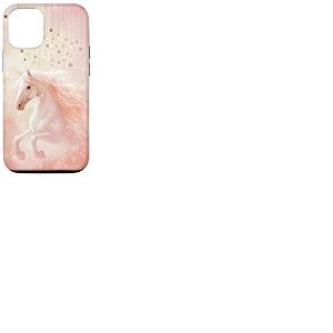 Cheval avec des &eacute;toiles Chevaux filles Coque pour iPhone 12/12 Pro