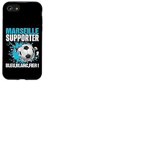 Marseille Supporter Football Cadeau Fan Foot Marseillais Coque pour iPhone SE (2020) / 7 / 8