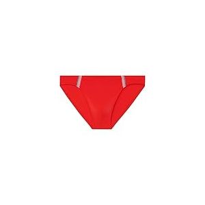 HOM Homme Slip De Bain Micro Nautical Cup Swim Briefs, Rouge Ruban Rayé, S EU