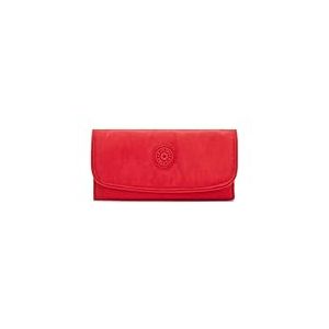 Kipling Money Land, Wallets Femme, Red Rouge, 3x18.5x10 cm