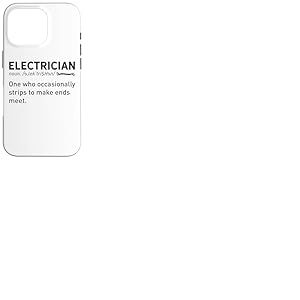 Technicien &eacute;lectronique D&eacute;finition Dictionnaire &eacute;lectricien Coque pour iPhone 16 Pro