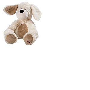 Neo Toys - Peluche bouillotte Chien, 200108, Blanc