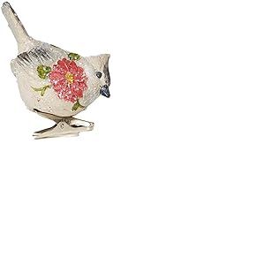 My Flair Oiseaux d&eacute;coratifs de No&euml;l, Naturel, Dimensions de l'article