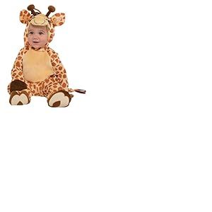 amscan 9902076 D&eacute;guisement Girafe Junior Pour B&eacute;b&eacute;s 0-6 Mois, Jaune