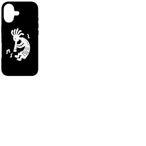 Kokopelli Dieu avec fl&ucirc;te Symbole de Joie et de fertilit&eacute; Coque pour iPhone 17