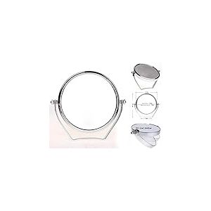 HIMRY Designed KXD3102-5x BZW Miroir grossissant x 5 avec Double Face et Miroir de Voyage Chromé 14,7 cm