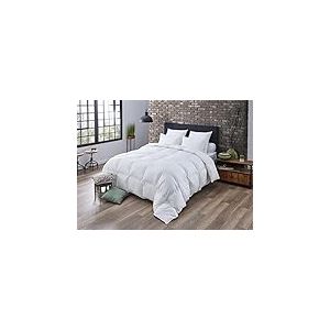 DODO | Couette Naturelle Chaude Anti-acariens 220x240 | pour lit 2 Personnes | Couette Mont Blanc 70% Duvet 30% Plumettes | Gonflant aéré et Douce | Fabriqué en France | Lavable en Machine à 40°c